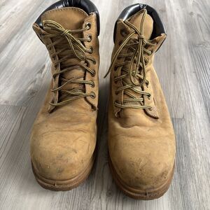 Herman Survivors Broken In Steel Toe Work Boots Size 9